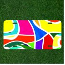 Custom Personalized License Plate Auto Tag With Colorful WACKY Art Design NEW
