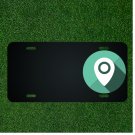 Custom Personalized License Plate With Add Names To Location Symbol Design NEW