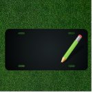 Custom Personalized License Plate With Add Names To School Pencil Design NEW