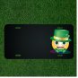 Custom Personalized License Plate With Add Names To Emoji Face Leprechaun Hat