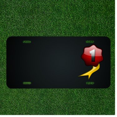 Custom Personalized License Plate With Add Names To Award Ribbon Best Glossy