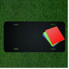 Custom Personalized License Plate With Add Names To Paper Sheets Colours Red