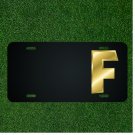 Custom Personalized License Plate With Add Names To Letter F Capital Letter