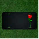 Custom Personalized License Plate With Add Names To Rose Flower Love Romance