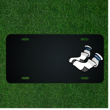 Custom Personalized License Plate With Add Names To Socks Hose Sports Socks