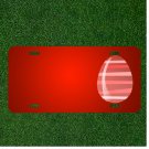 Custom Personalized License Plate With Add Names To Easter Egg Pink Easter