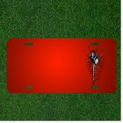 Custom Personalized License Plate With Add Names To Shell Comb Spikes Sea