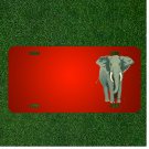 Custom Personalized License Plate With Add Names To Elephant Rope Tied-Up