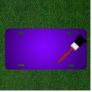 Custom Personalized License Plate With Add Names To Paint Brush Tool Painting