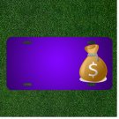 Custom Personalized License Plate With Add Names To Sack Bag Rope Dollar