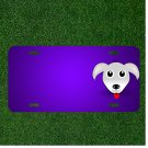 Custom Personalized License Plate With Add Names To Dog Pet Tongue Snout