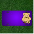 Custom Personalized License Plate With Add Names To Teddy Bear Fluffy Toy