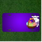 Custom Personalized License Plate With Add Names To Lamp Sheep Easter Eggs