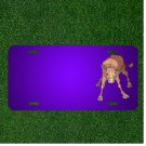 Custom Personalized License Plate With Add Names To Baby Farm Standing Wobbly