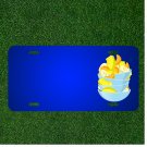 Custom Personalized License Plate With Add Names To Salad Fruit Mixed Bowl