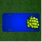 Custom Personalized License Plate With Add Names To Grape Fruits Bunch Fresh