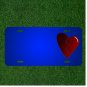 Custom Personalized License Plate With Add Names To Broken Heart Love Damaged
