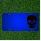 Custom Personalized License Plate With Add Names To Death Skull Warning Skull