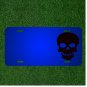 Custom Personalized License Plate With Add Names To Death Skull Warning Skull