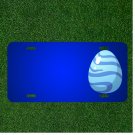 Custom Personalized License Plate With Add Names To Blue Easter Eggs Oval
