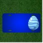 Custom Personalized License Plate With Add Names To Blue Easter Eggs Oval