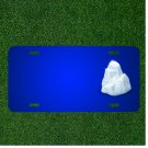 Custom Personalized License Plate With Add Names To Mountain Summit Rock Snow