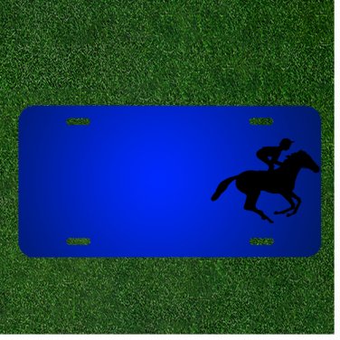 Custom Personalized License Plate With Add Names To Animal Equine Horse Human