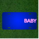 Custom Personalized License Plate With Add Names To Baby Newborn Baby Shower