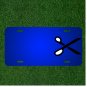 Custom Personalized License Plate With Add Names To Scissors Shears Cut Tool