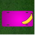 Custom Personalized Car License Plate With Add Names To Banana Flat Fruit