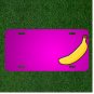 Custom Personalized Car License Plate With Add Names To Banana Flat Fruit