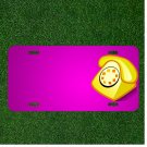 Custom Personalized Car License Plate With Add Names To Telephone Phone Yellow