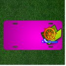 Custom Personalized Car License Plate With Add Names To Ship'S Wheel