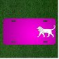 Custom Personalized Car License Plate With Add Names To Lion Walking Animal