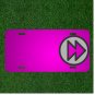 Custom Personalized Car License Plate With Add Names To Forward Fast Button