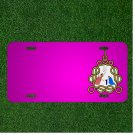Custom Personalized Car License Plate With Add Names To Angel Peace Religion