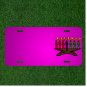 Custom Personalized Car License Plate With Add Names To Candles Candle Holder
