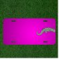 Custom Personalized Car License Plate With Add Names To Green Big Salamander