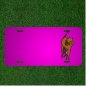 Custom Personalized Car License Plate With Add Names To Dog Brown Animmal