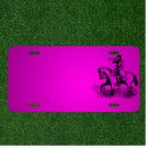 Custom Personalized Car License Plate With Add Names To Soldier Horn Warrior