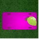 Custom Personalized Car License Plate With Add Names To Lime Fruit Whole