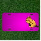 Custom Personalized Car License Plate With Add Names To Chipmunk Forest Eating