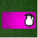 Custom Personalized Car License Plate With Add Names To Carafe Decanter Water