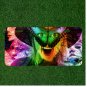Custom Personalized License Plate Auto Tag With Colorful Mask Butterfly Women