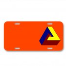 Illusion Optical Illusion Triangle On License Plate Car Front Add Names