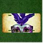 Custom Personalized License Plate Auto Tag With Amazing Womens Mask Design