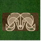 Custom Personalized License Plate Auto Tag With Fancy Ram Art Design
