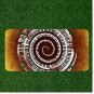 Custom Personalized License Plate Auto Tag With Optical Illusion Spiral Design