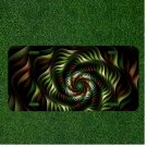 Custom Personalized License Plate Auto Tag With AMAZING Spiral Illusion Design