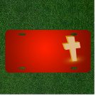 Custom Personalized License Plate With Add Names To Cross Graveyard Wood
